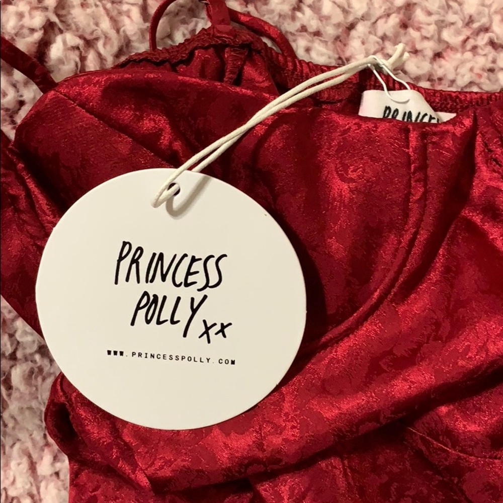 Red beautiful princess Polly dress